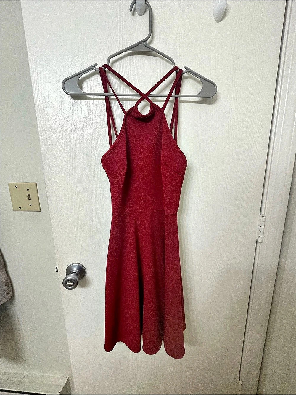 Red Skater Junior Dress